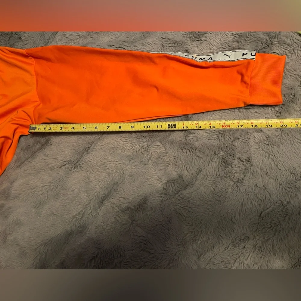 PUMA x ASOS Exclusive Jumper Sweatshirt Crewneck Orange with tape sleeve XXL - Picture 5 of 10